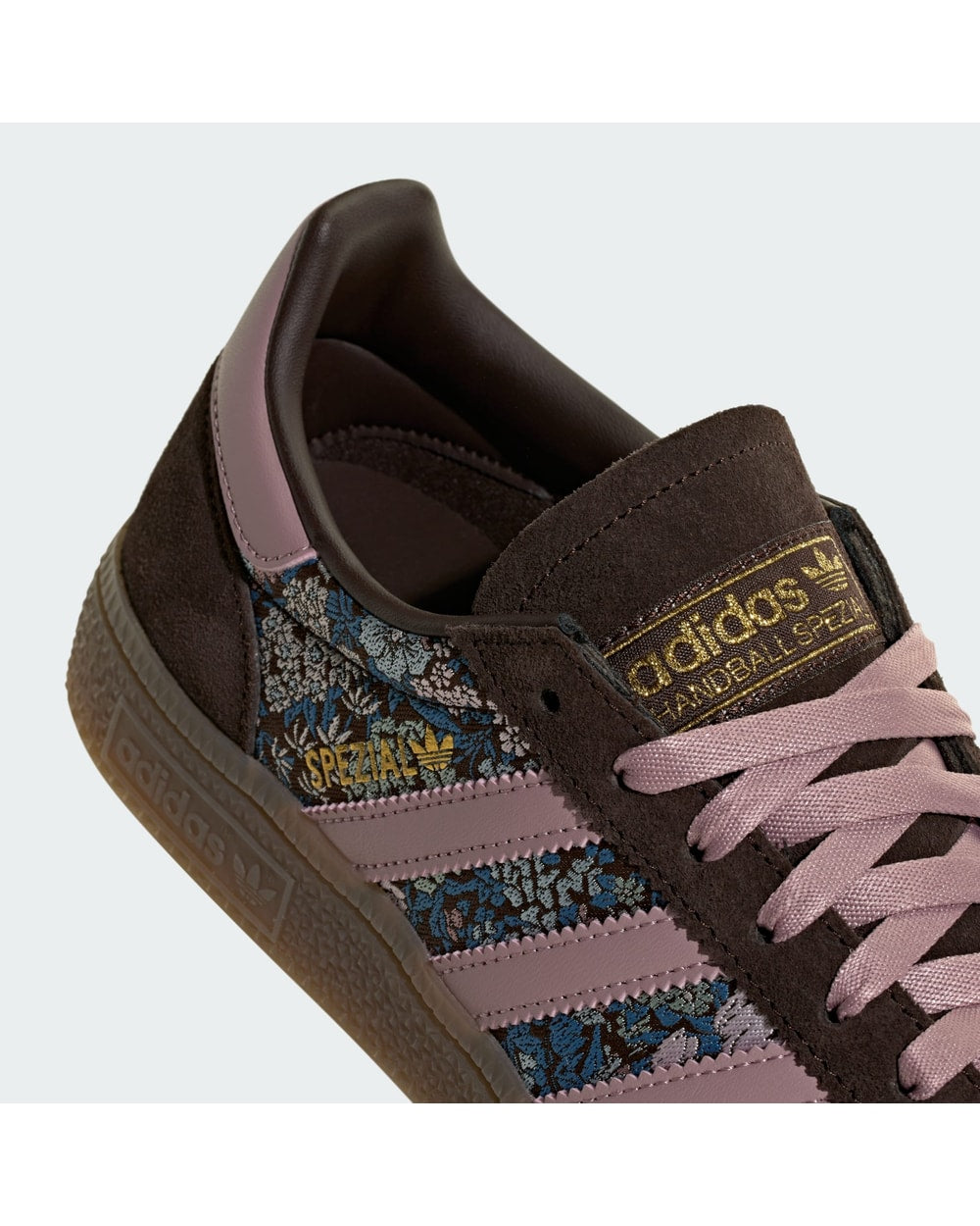 adidas Liberty London Handball Spezial Aurora Coffee detail