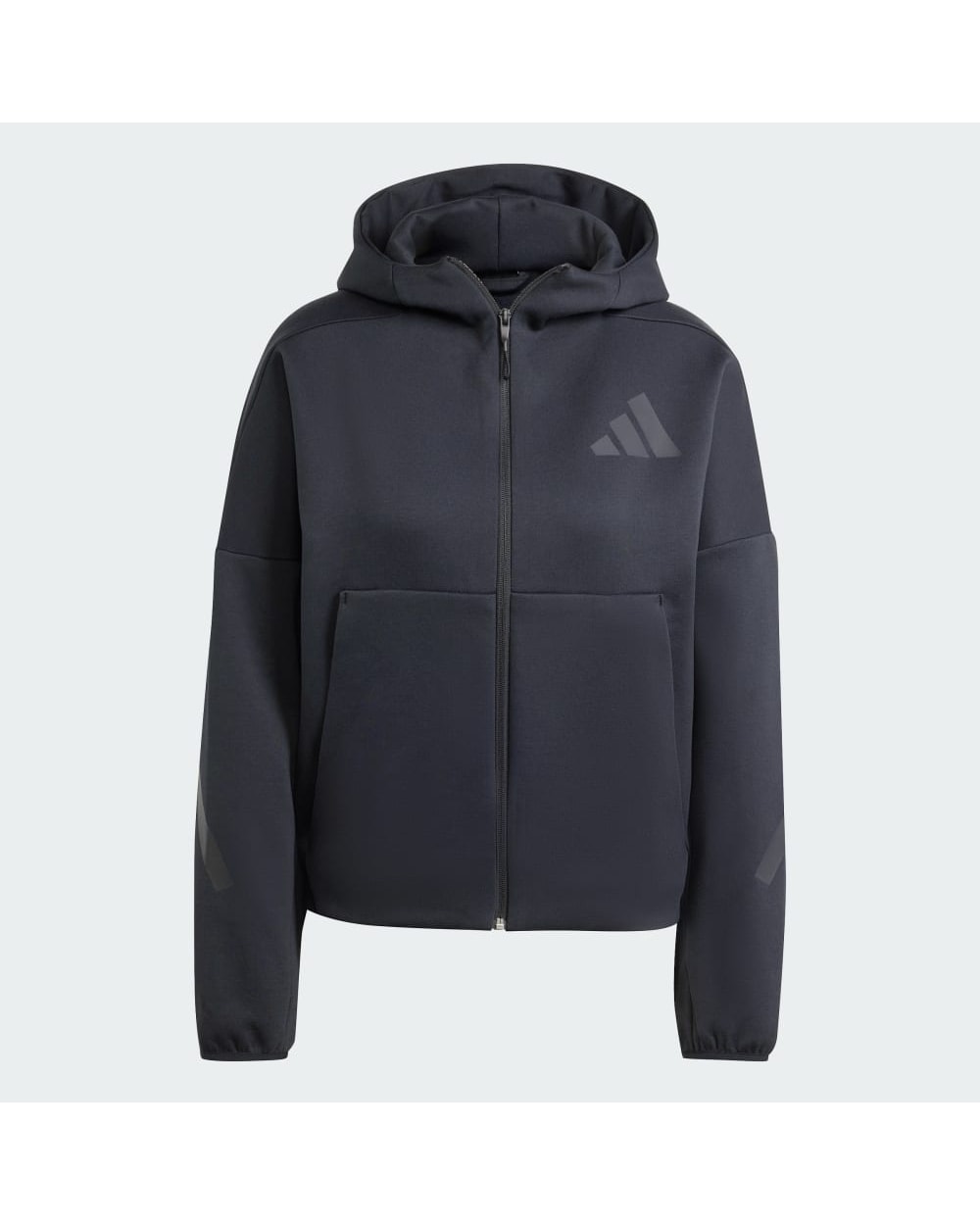 Adidas Women's Z.N.E. Full-Zip Hoodie - Black, front