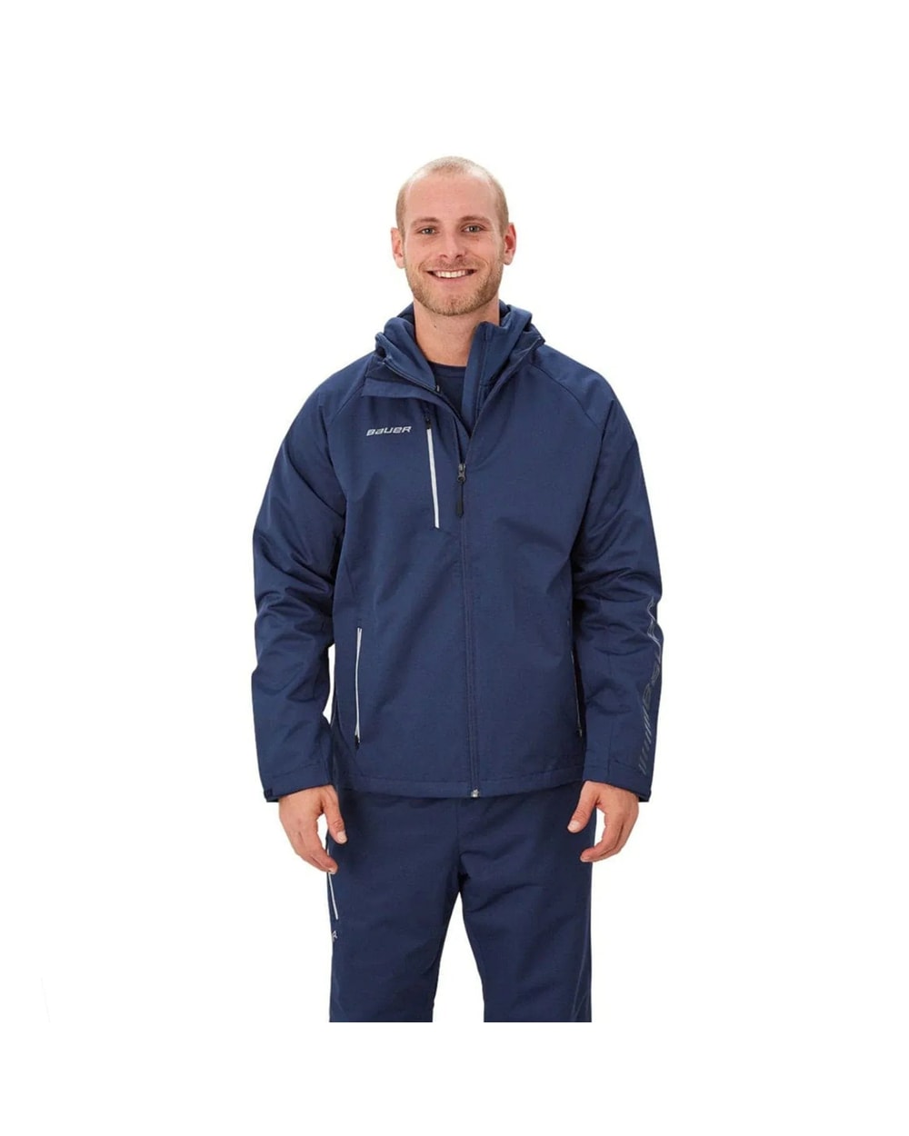 Adult Supreme Lightweight Full Zip Jacket - Navy - front