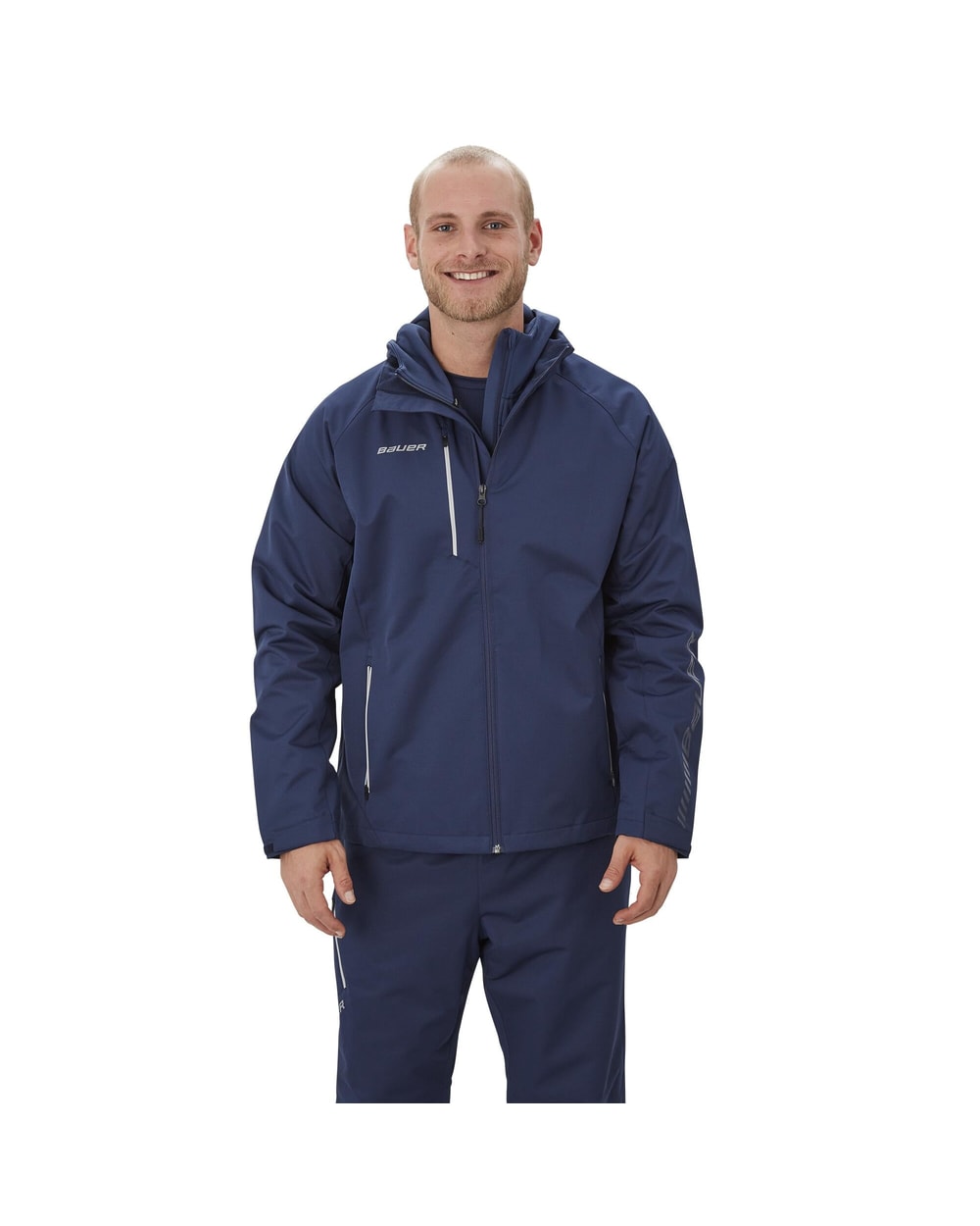 Adult Supreme Lightweight Full Zip Jacket - Navy - front alt