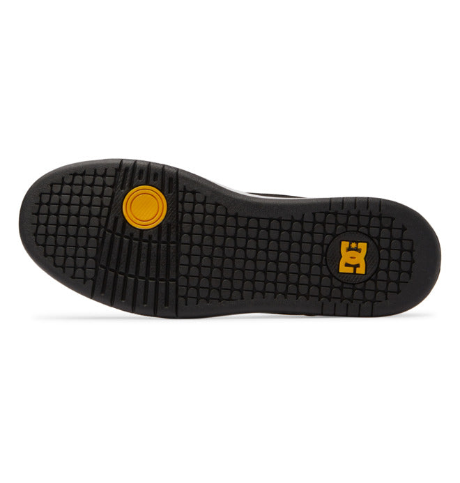 DC Men's Manteca 4 Hi Shoes in Black/Yellow/Yellow