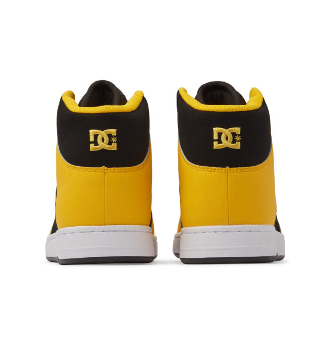 DC Men's Manteca 4 Hi Shoes in Black/Yellow/Yellow