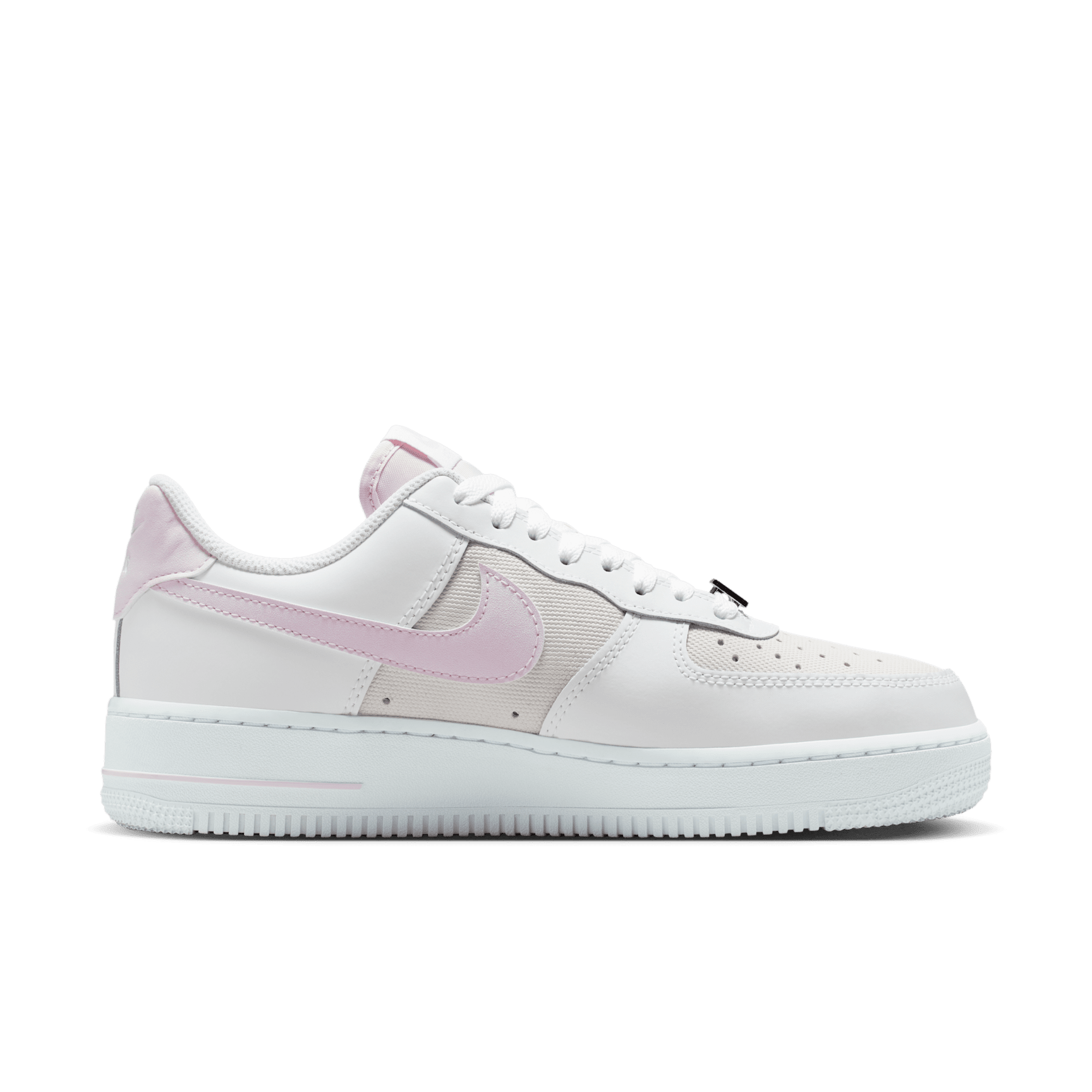 Nike Women's Air Force 1 '07 SE White/Bleached Lilac - medial