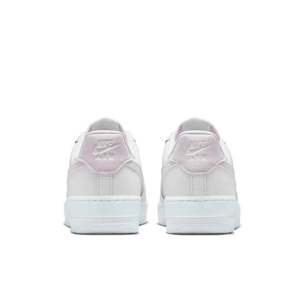 Nike Women's Air Force 1 '07 SE White/Bleached Lilac - heel pair