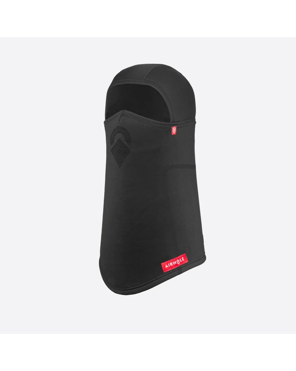 Airhole Laser Mouth Polar Fleece Balaclava - Black, front view