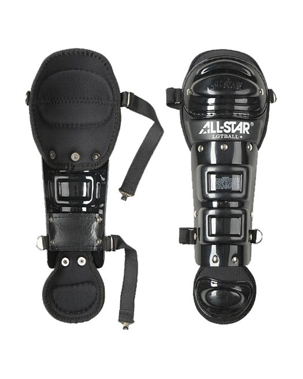 All-Star League Series T-Ball Leg Guards - front and back pair