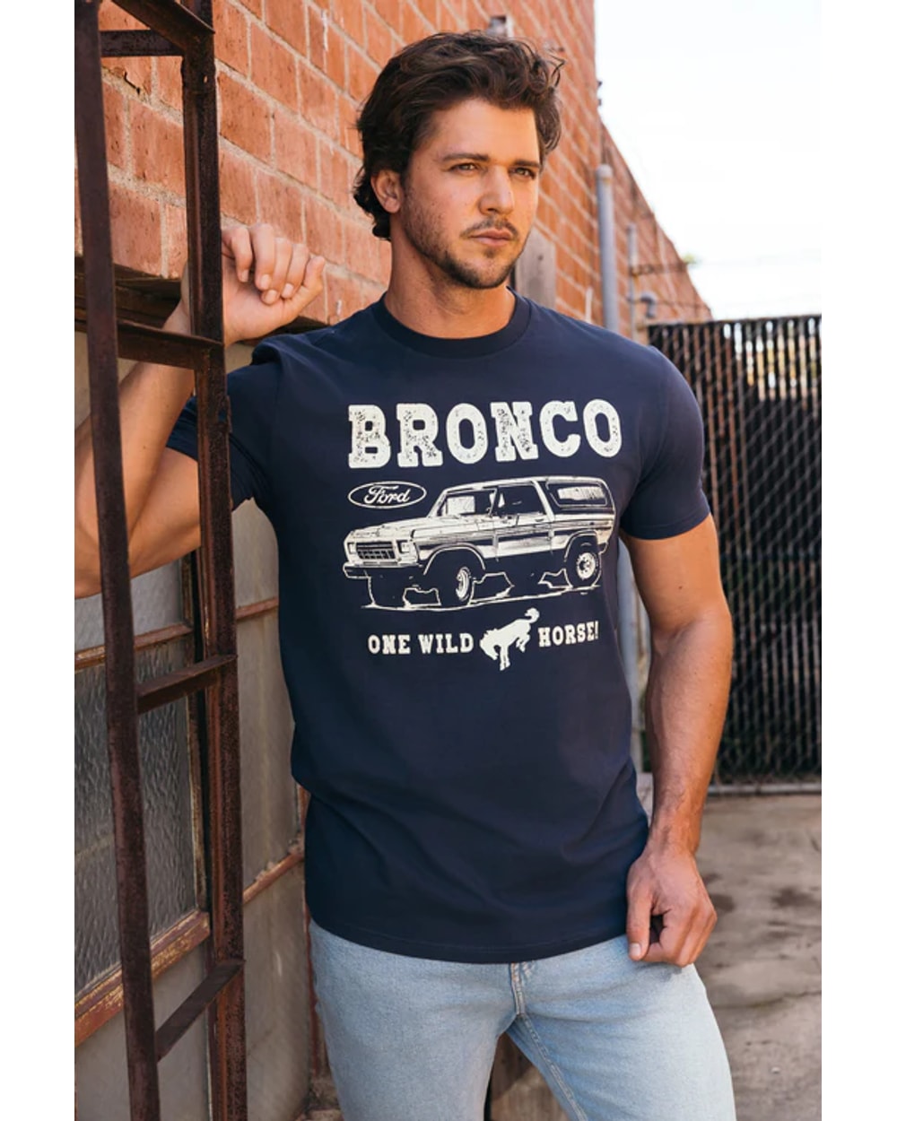 American Needle Men's Ford Bronco RL Pigment T-Shirt