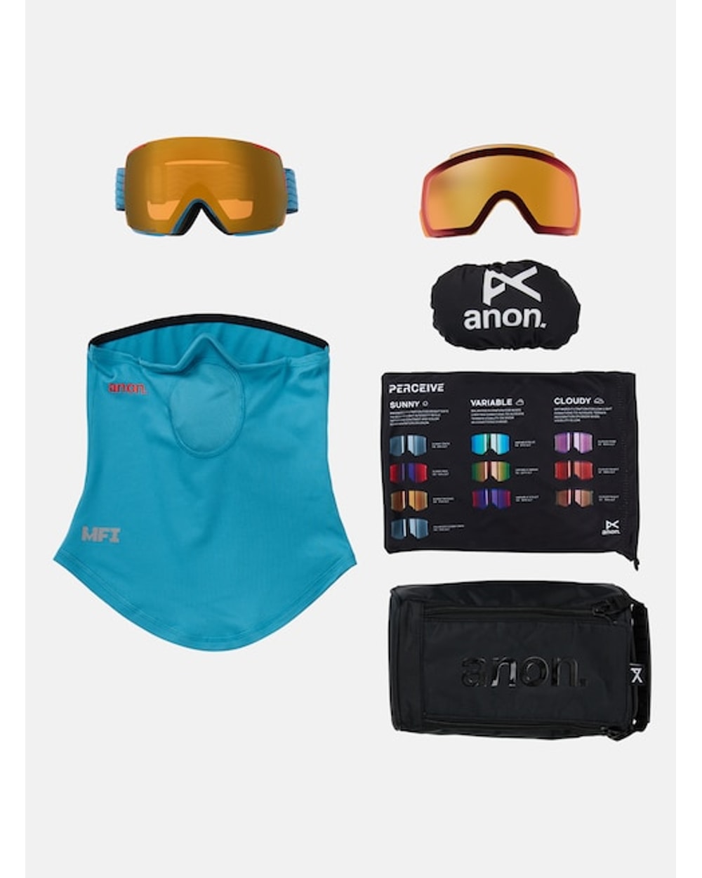 Anon M5S Goggles + Bonus Lens + MFI® Face Mask