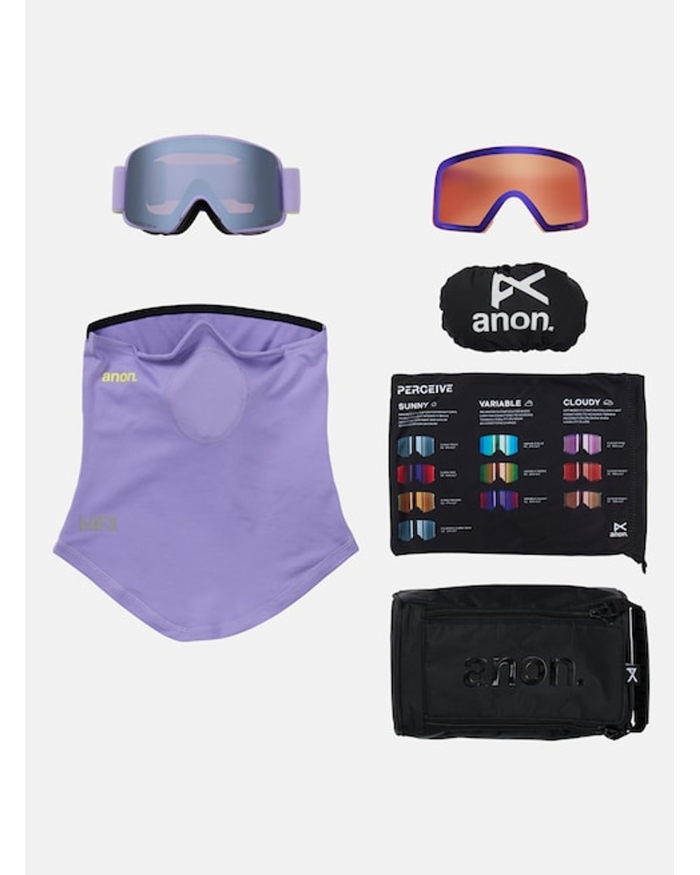 Anon M6 Goggles + Bonus Lens + MFI Face Mask