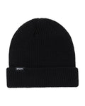 Anon Unisex Cuff Beanie - True Black, front view