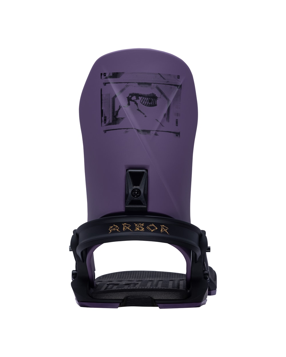 Arbor Hemlock Snowboard Binding - 2027 - EGGPLANT / BLACK, view 4