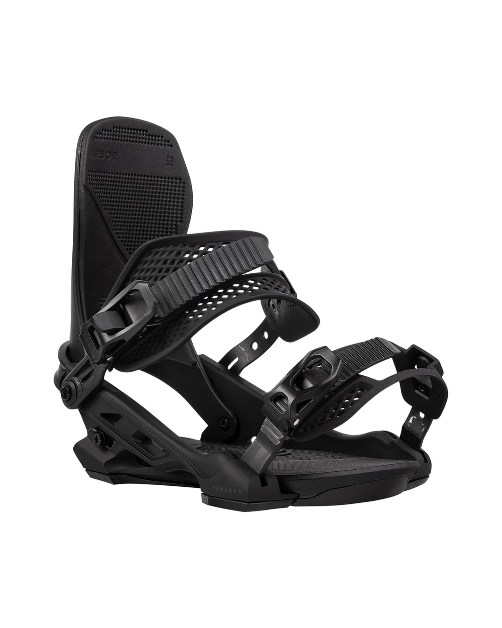 Arbor Hemlock Snowboard Binding - 2027 - BLACK / BLACK, view 2