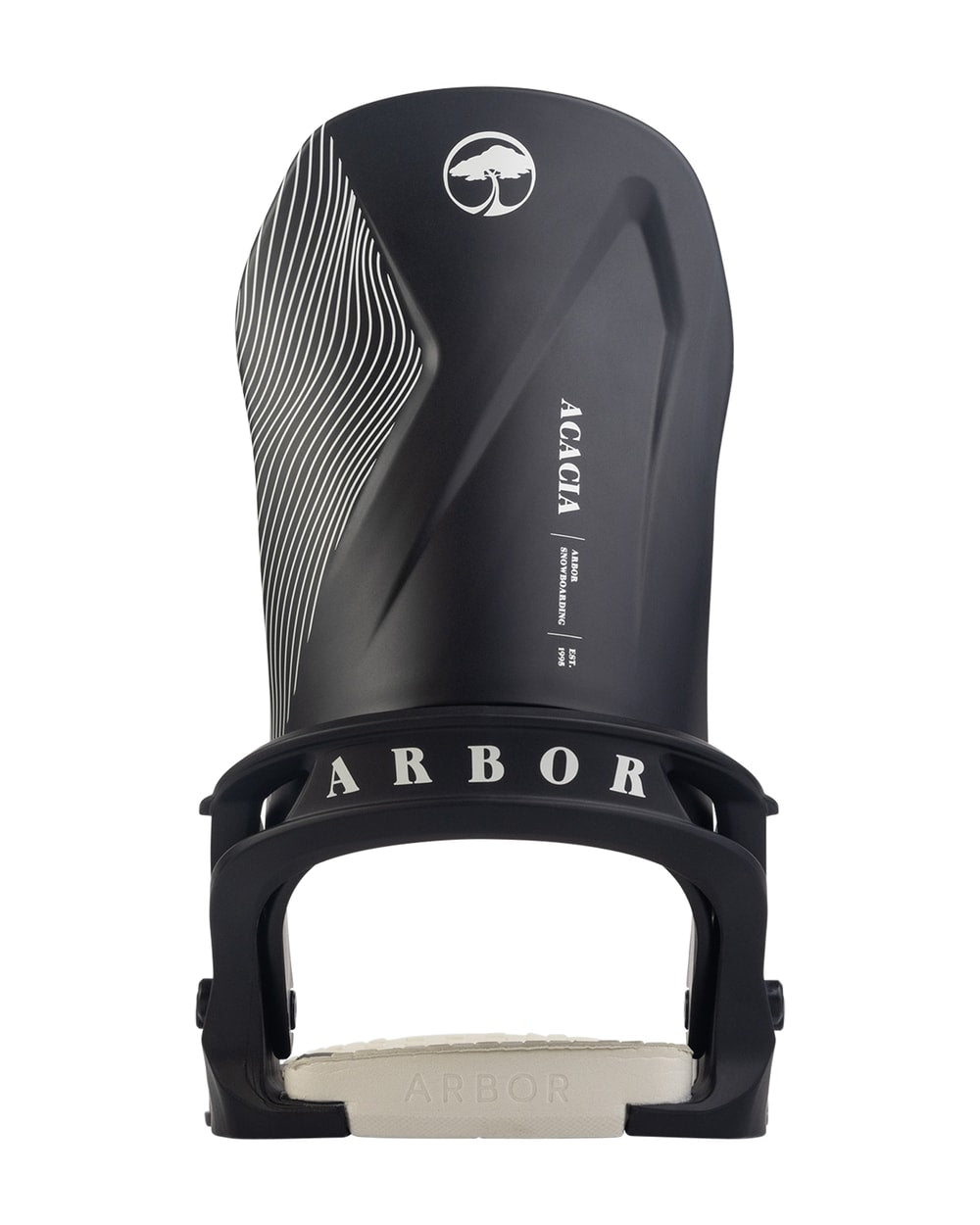 Arbor Women's Acacia Snowboard Binding - 2027 - BLACK / MARSHMALLOW, view 4