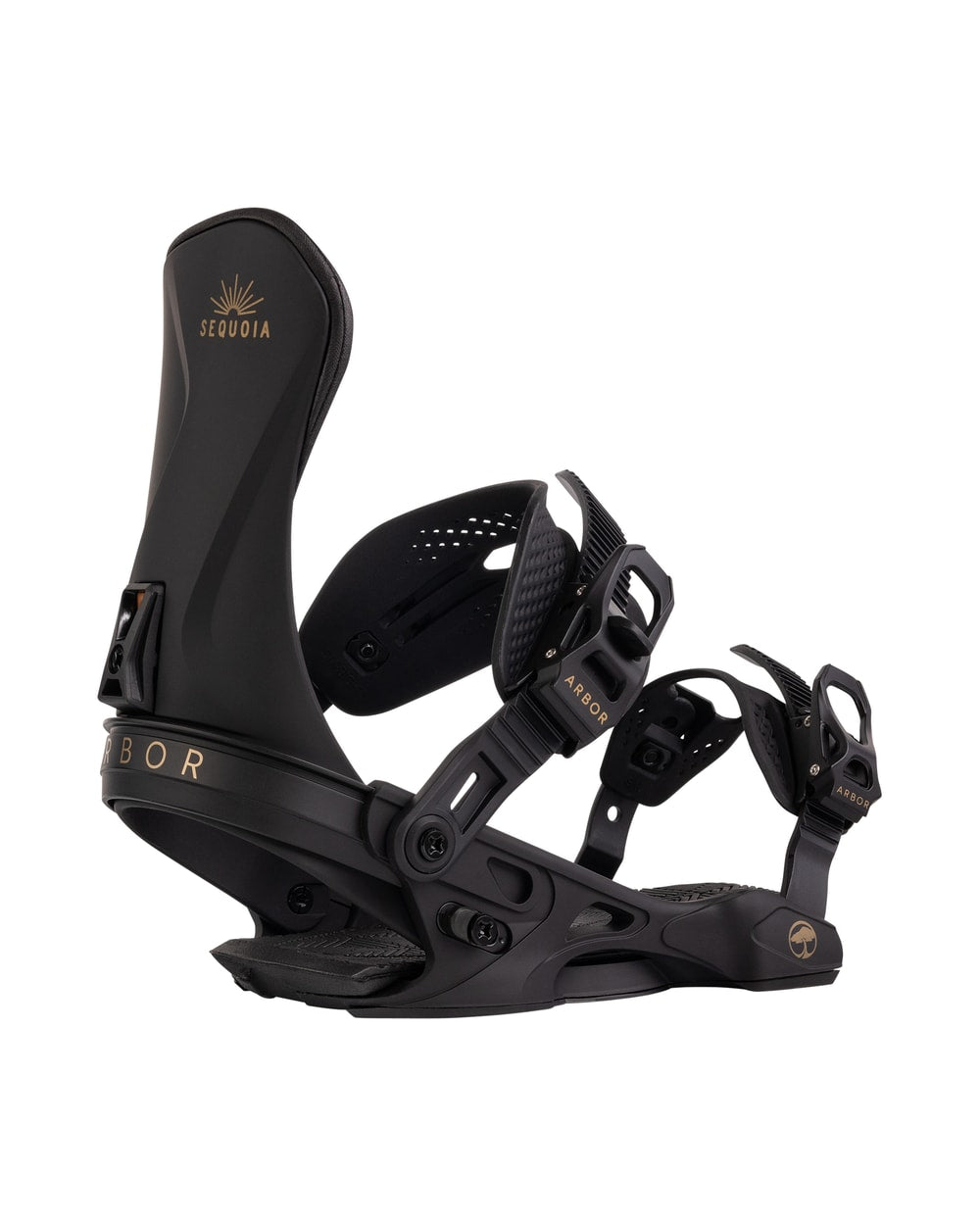 Arbor Women's Sequoia Snowboard Binding - 2027 - BLACK / GOLD, view 1