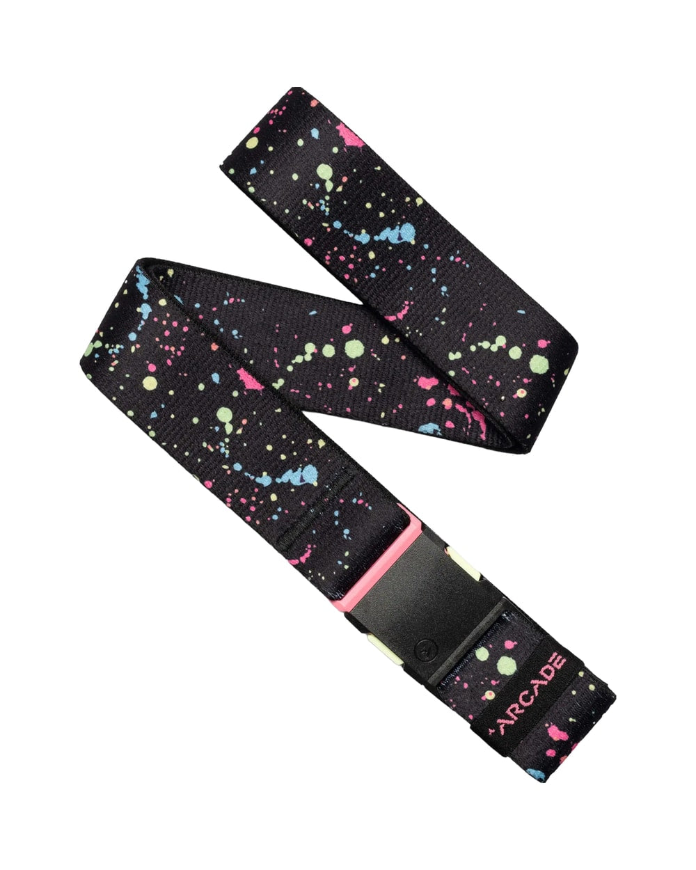 Arcade Splatter Belt Black Neon full length
