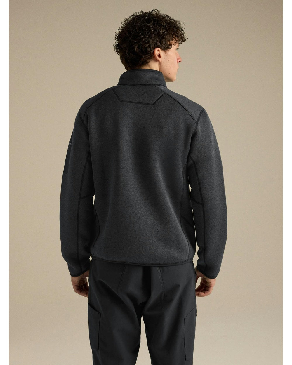 Arc'teryx Men's Covert Cardigan - Black Heather - back