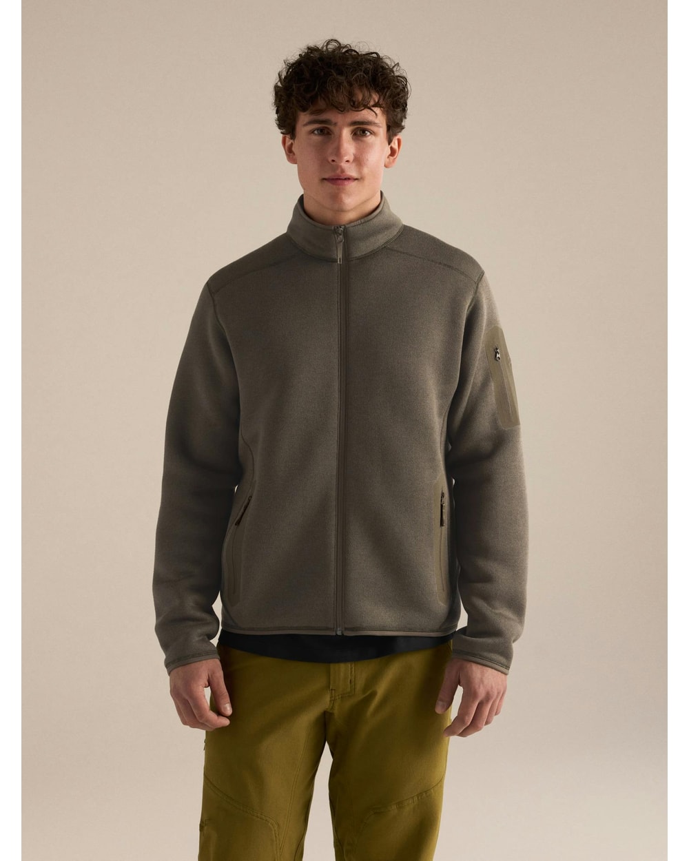 Arc'teryx Men's Covert Cardigan - Mongoose Heather - front