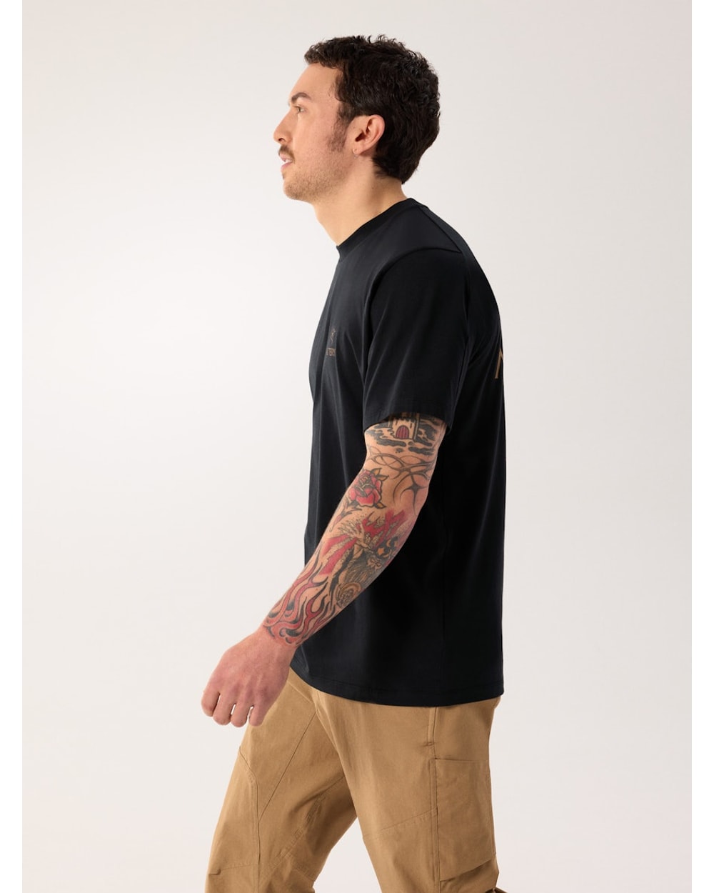 Arc'teryx Men's Kragg SL Cotton Bird Word Shirt Short Sleeve