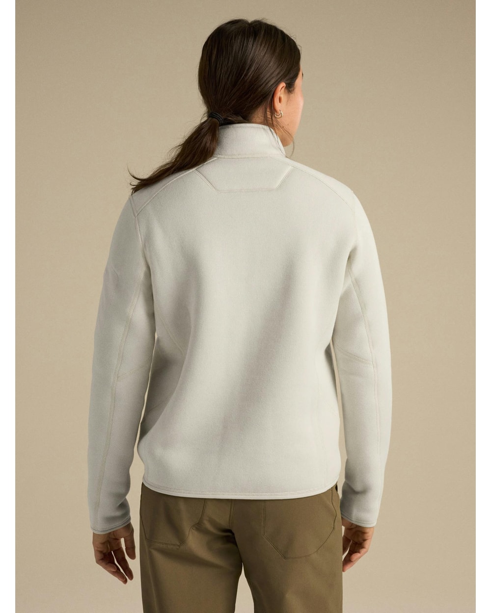 Arc'teryx Women's Covert Cardigan - Arc Silk Heather Salt - back