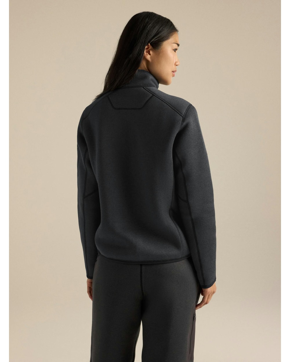 Arc'teryx Women's Covert Cardigan - Black Heather - back