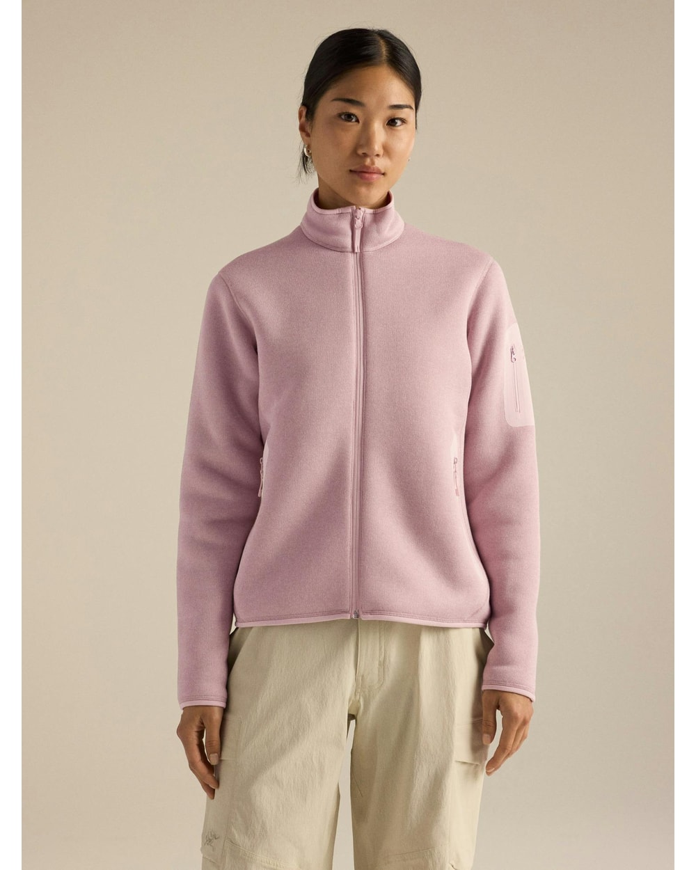 Arc'teryx Women's Covert Cardigan - Alpine Rose Heather - front