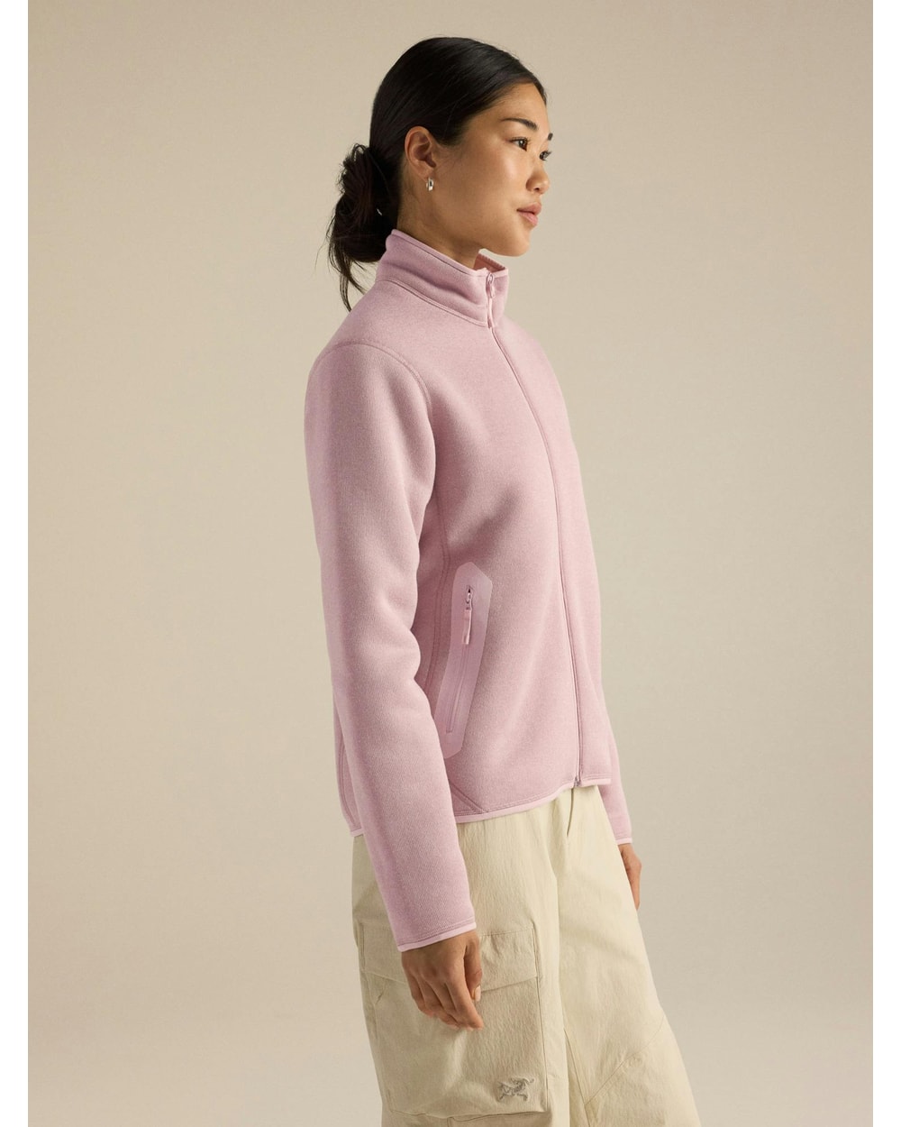 Arc'teryx Women's Covert Cardigan - Alpine Rose Heather - side