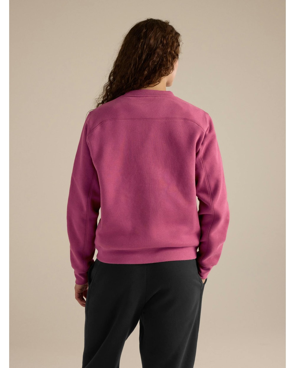 Arc'teryx Women's Emblem Fleece Crew - Lt Renegade - back