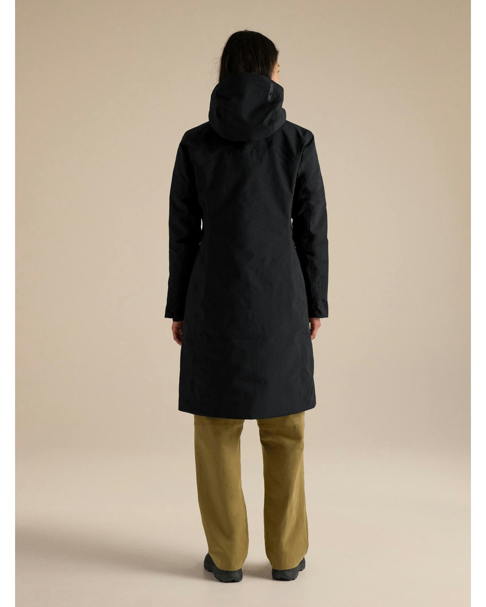 Arc'teryx Women's Patera Parka in Black - back view