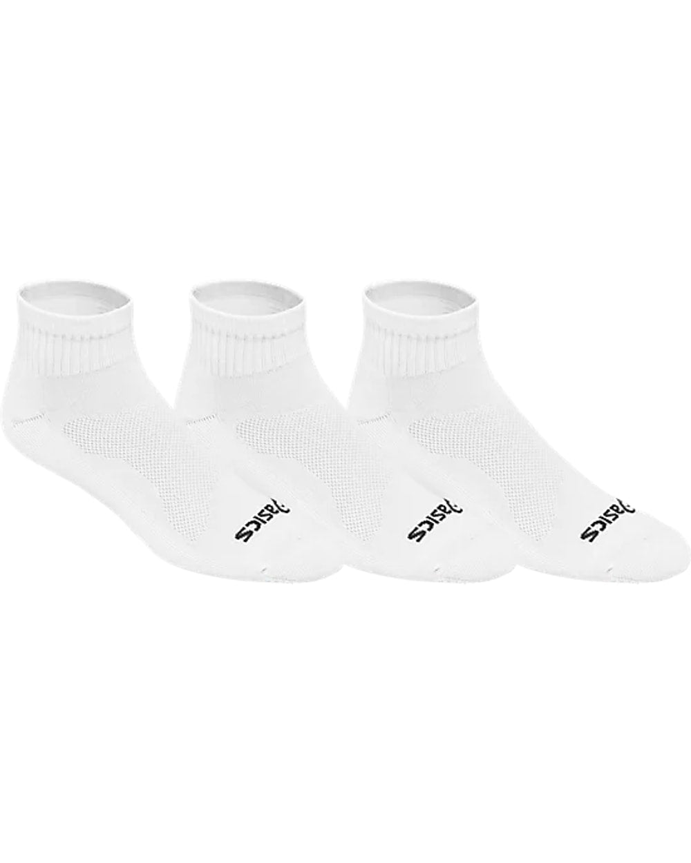 Asics Men's Cushion Quarter Socks - 3 Pack