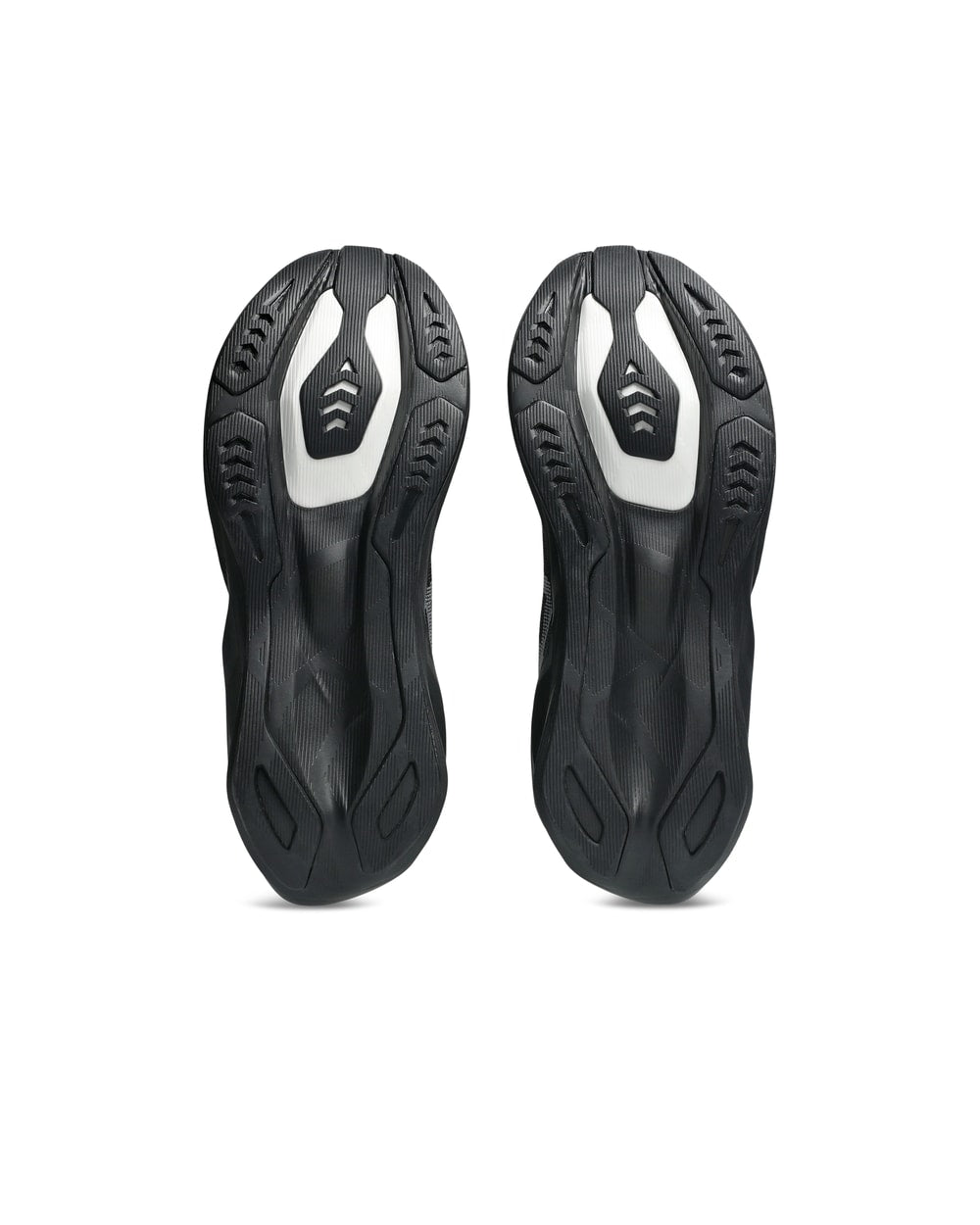 Asics Men's Novablast 6 Running Shoes - Wide - Black/Black, outsole view