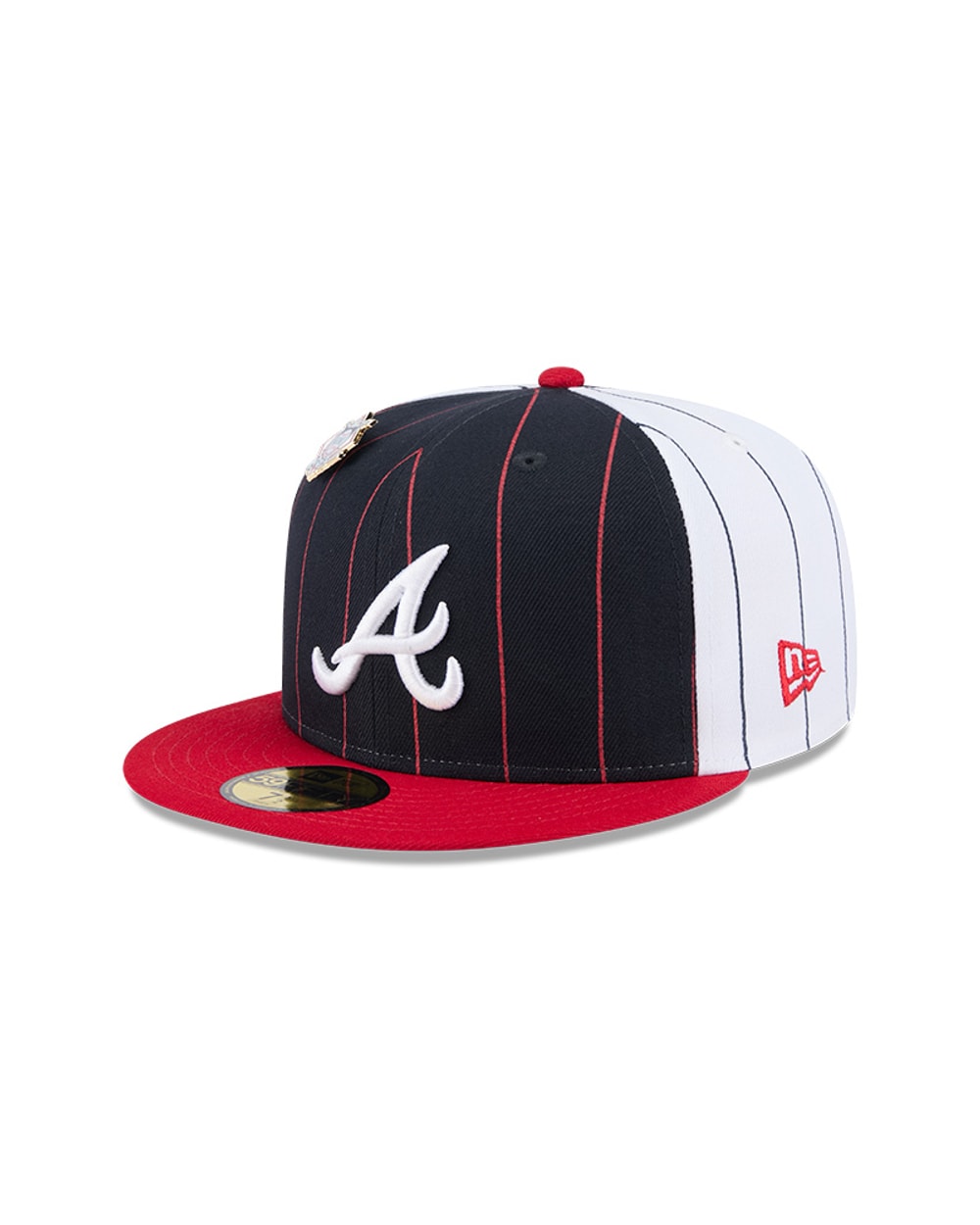Atlanta Braves Pinstripe 59FIFTY Fitted Hat