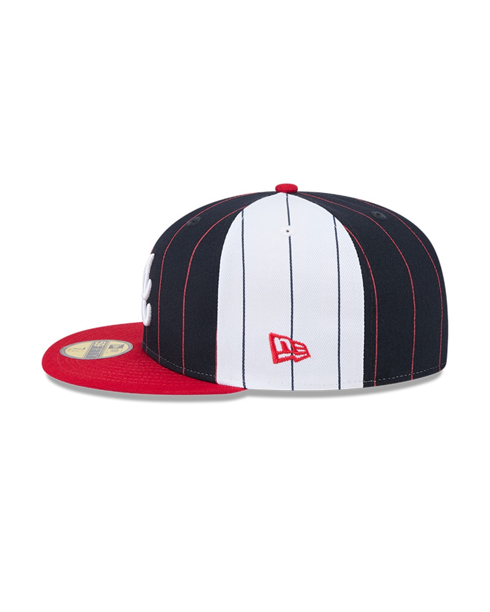 Atlanta Braves Pinstripe 59FIFTY Fitted Hat