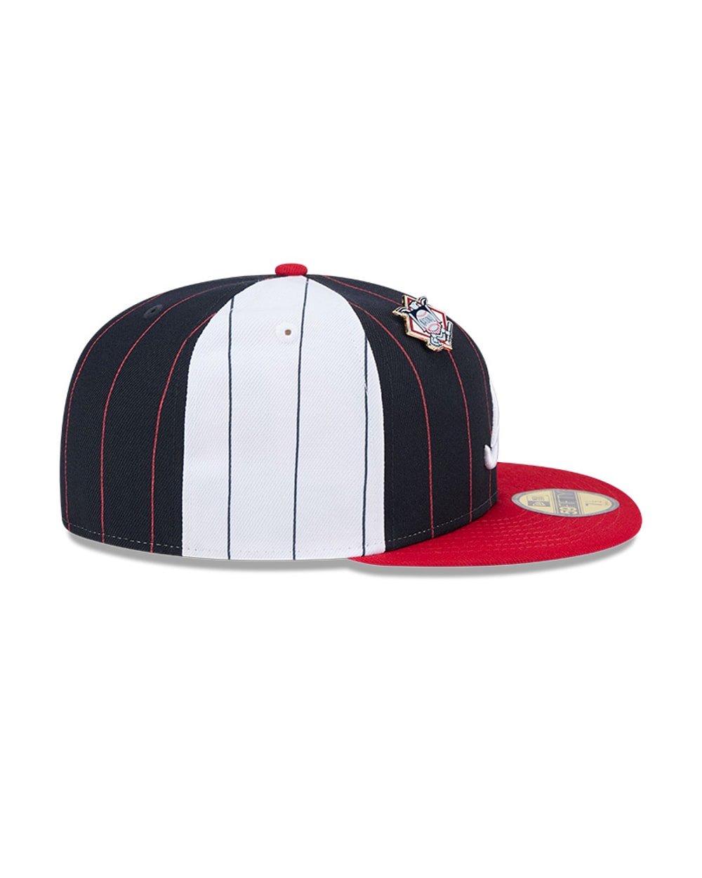 Atlanta Braves Pinstripe 59FIFTY Fitted Hat