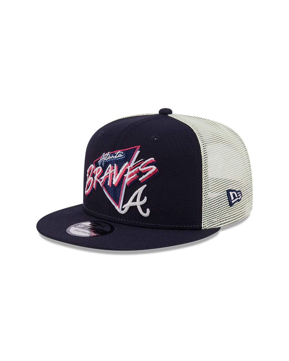 New Era Atlanta Braves Glow-In-The-Dark 9FIFTY Trucker Hat