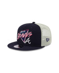 New Era Atlanta Braves Glow-In-The-Dark 9FIFTY Trucker Hat