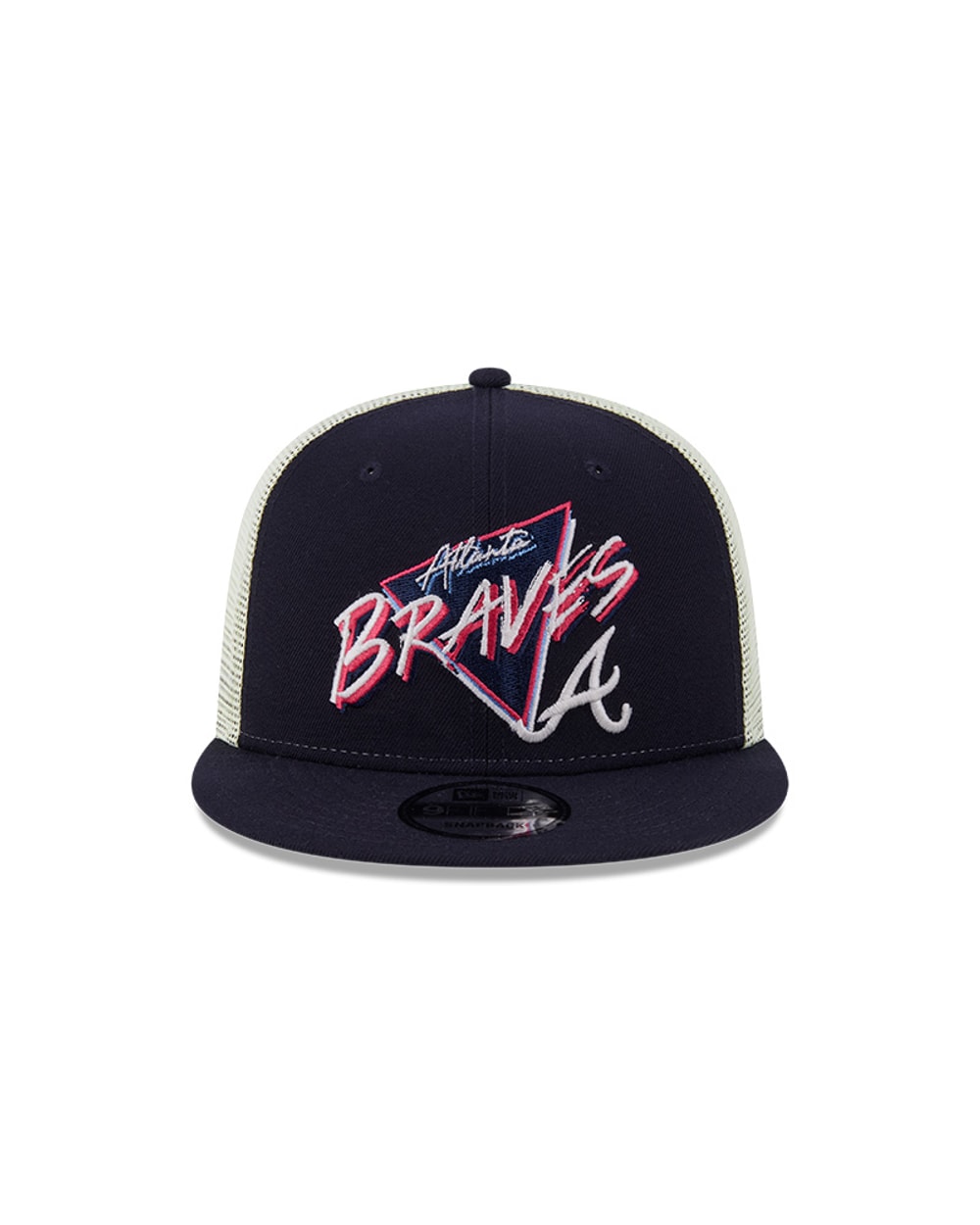 New Era Atlanta Braves Glow-In-The-Dark 9FIFTY Trucker Hat