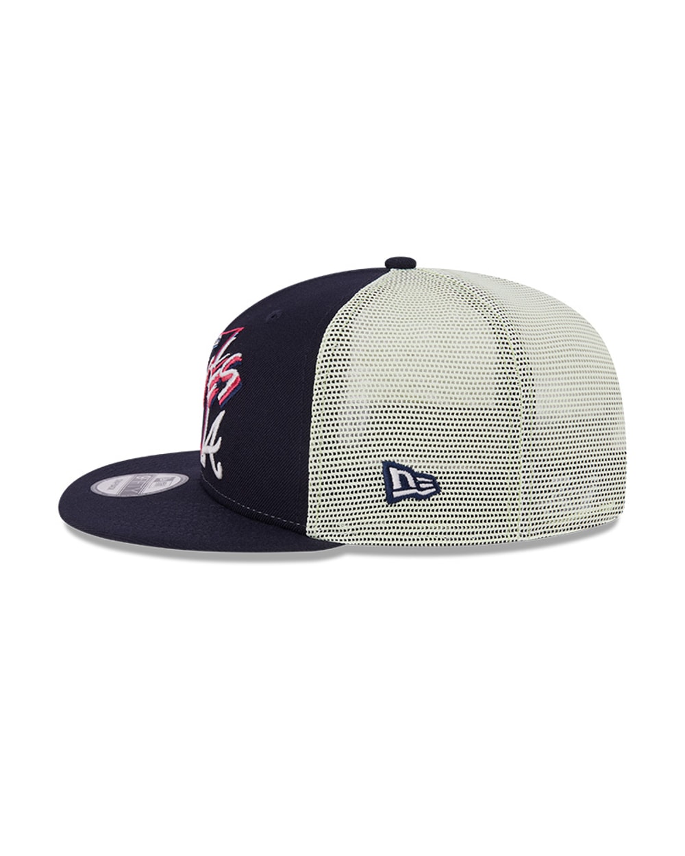 New Era Atlanta Braves Glow-In-The-Dark 9FIFTY Trucker Hat