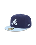 New Era Atlanta Braves Navy/Light Blue Color Pack 2-Tone 59FIFTY Fitted Hat