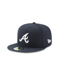 New Era Atlanta Braves Authentic Collection Road 59FIFTY Fitted Hat