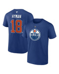 Fanatics Edmonton Oilers Authentic Stack Men's Tee - Hyman