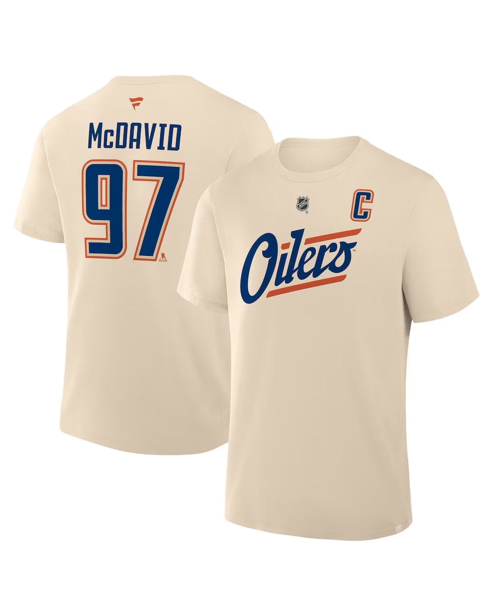 Fanatics Edmonton Oilers Authentic Stack Men's Tee - McDavid