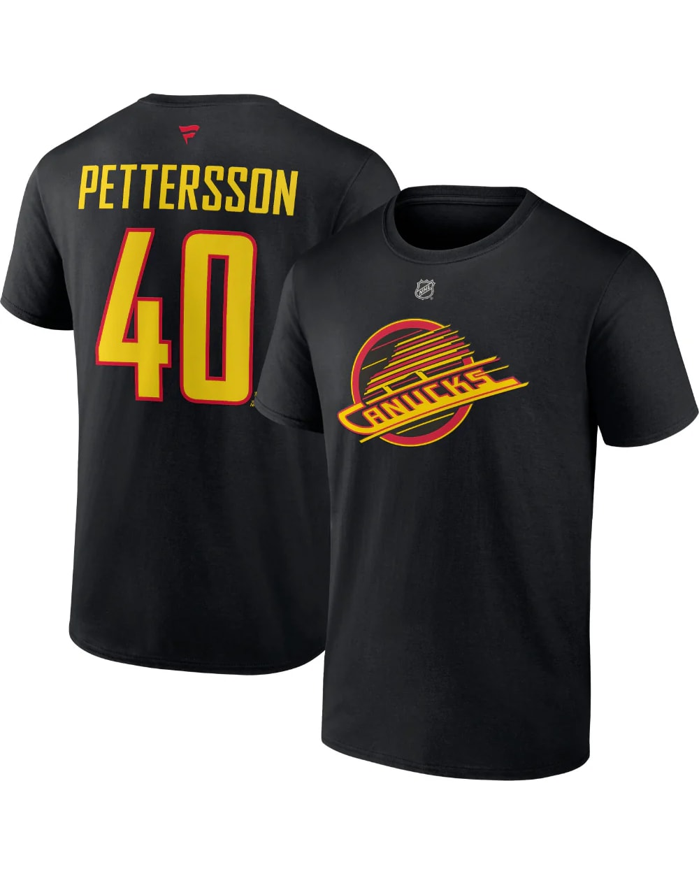 Fanatics Vancouver Canucks Authentic Stack Men's Tee - Petterson