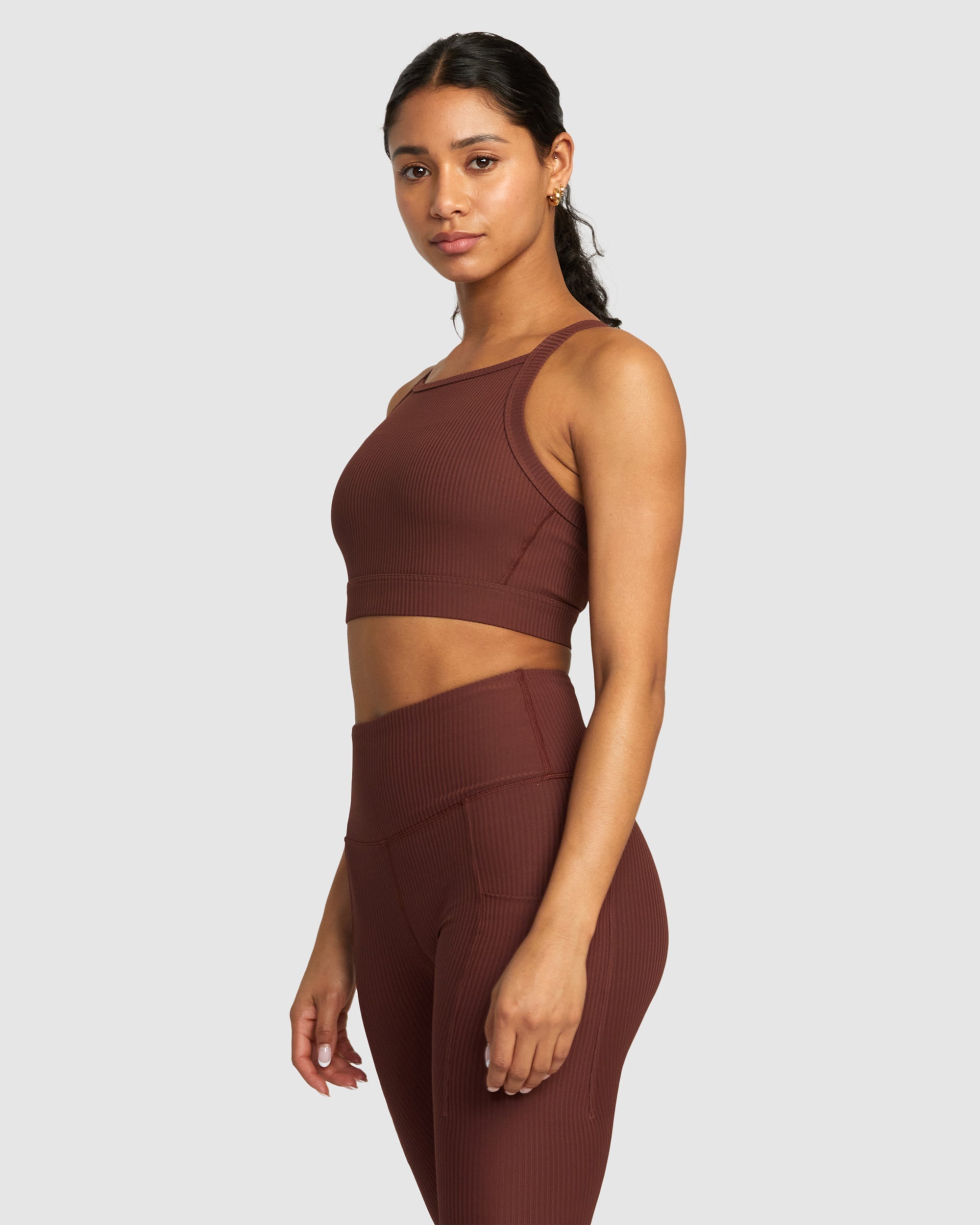 RVCA Women's Mineral Rib High Impact Bra