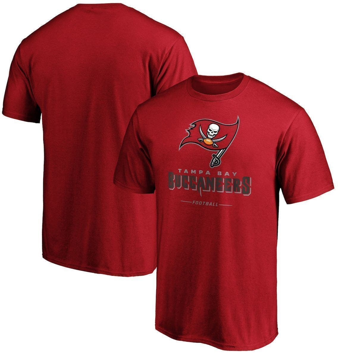 Fanatics Tampa Bay Buccaneers Team Lockup T-Shirt - Red