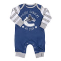 Outerstuff Vancouver Canucks NHL Raglan Zip Coverall Infant