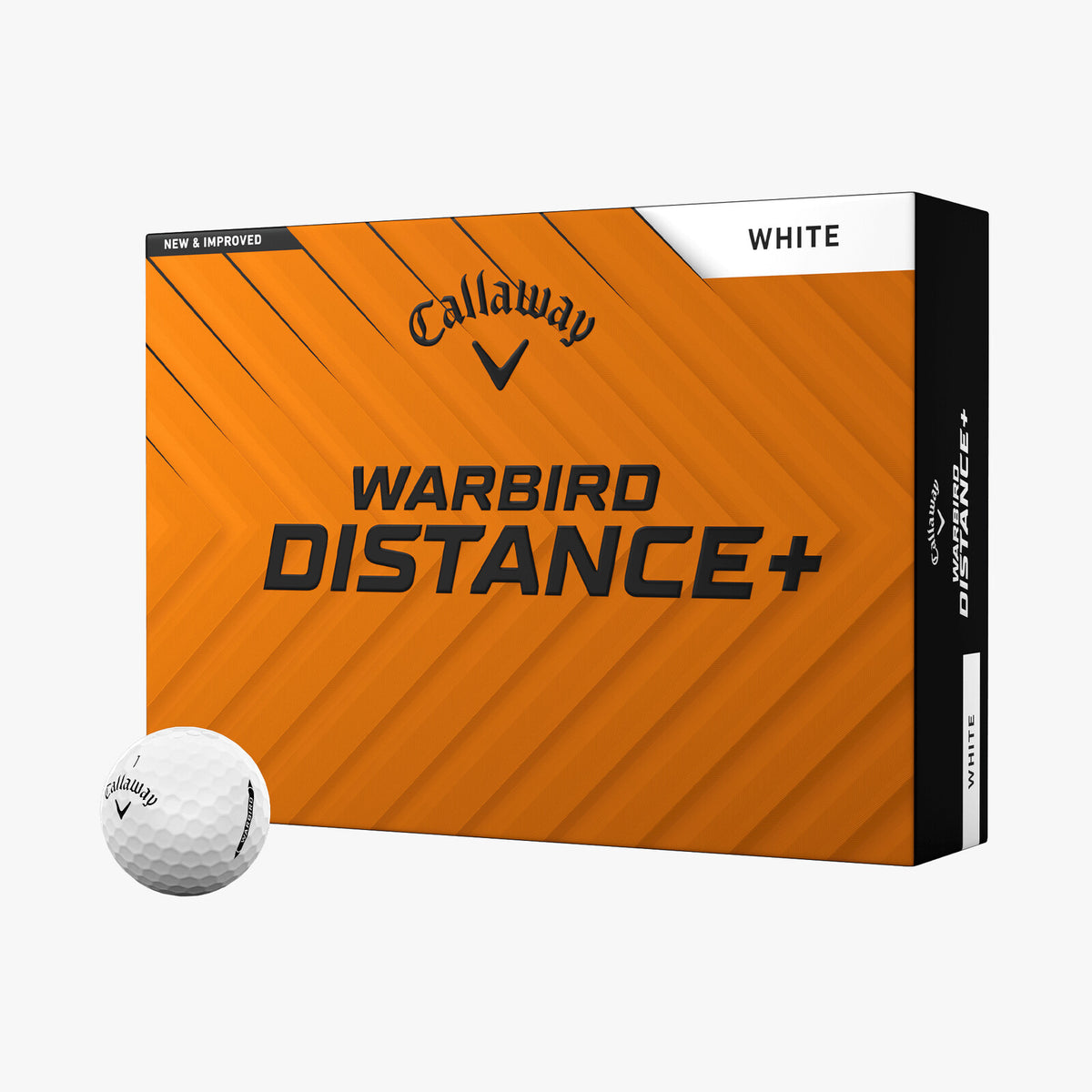 Callaway Warbird Distance 25 - Box of 12 Golf Balls - White