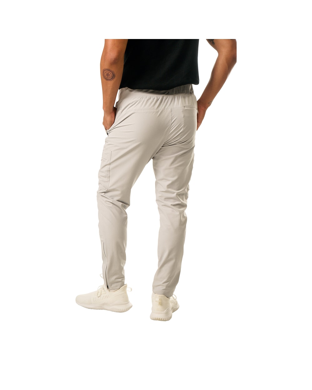 Bauer Cross Coast Travel Pant Quiet Grey - back