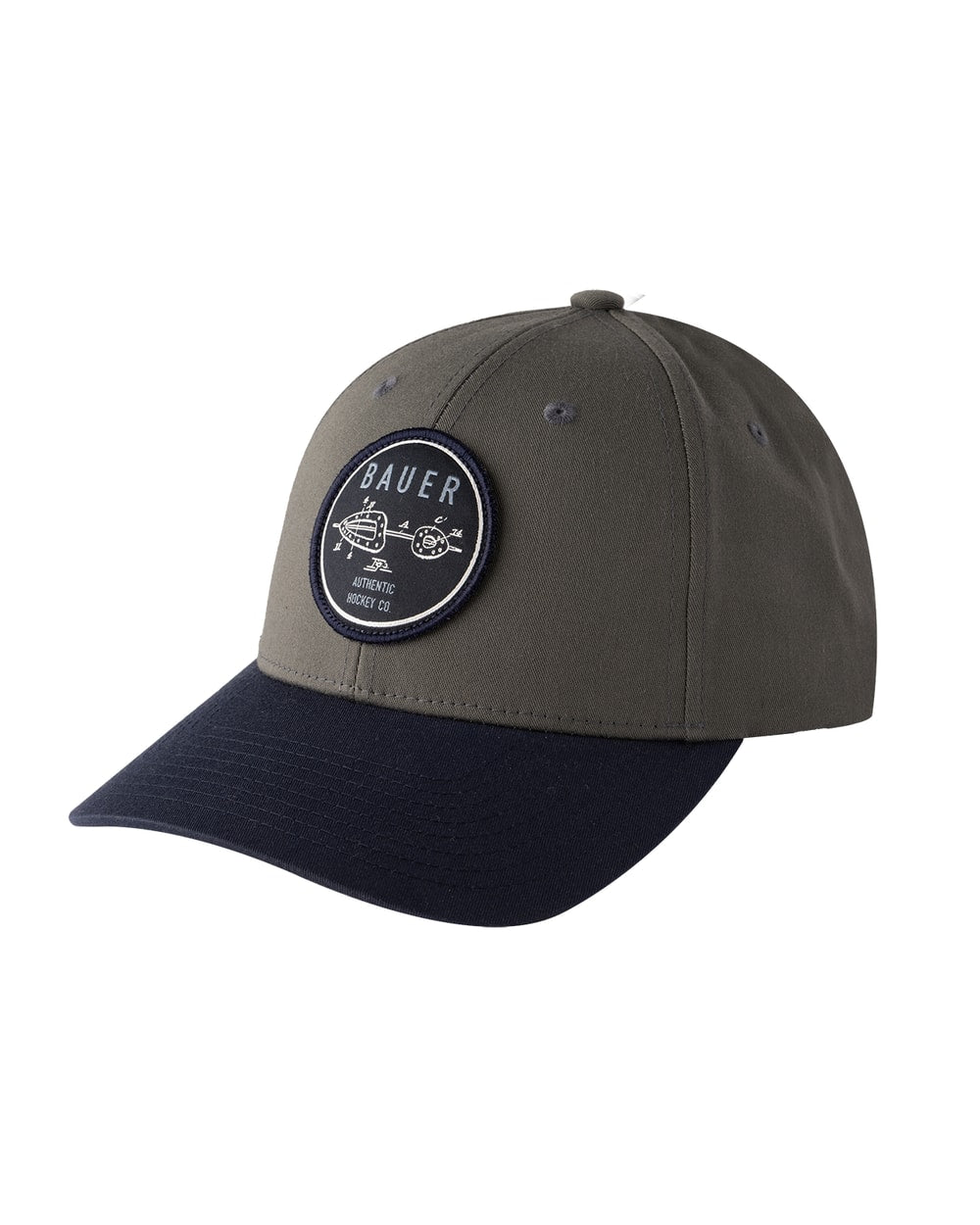 Bauer Curved Brim 2 Tone Hat - Navy - front