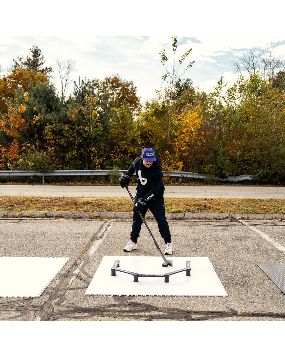 Bauer Dryland Training Tiles in use