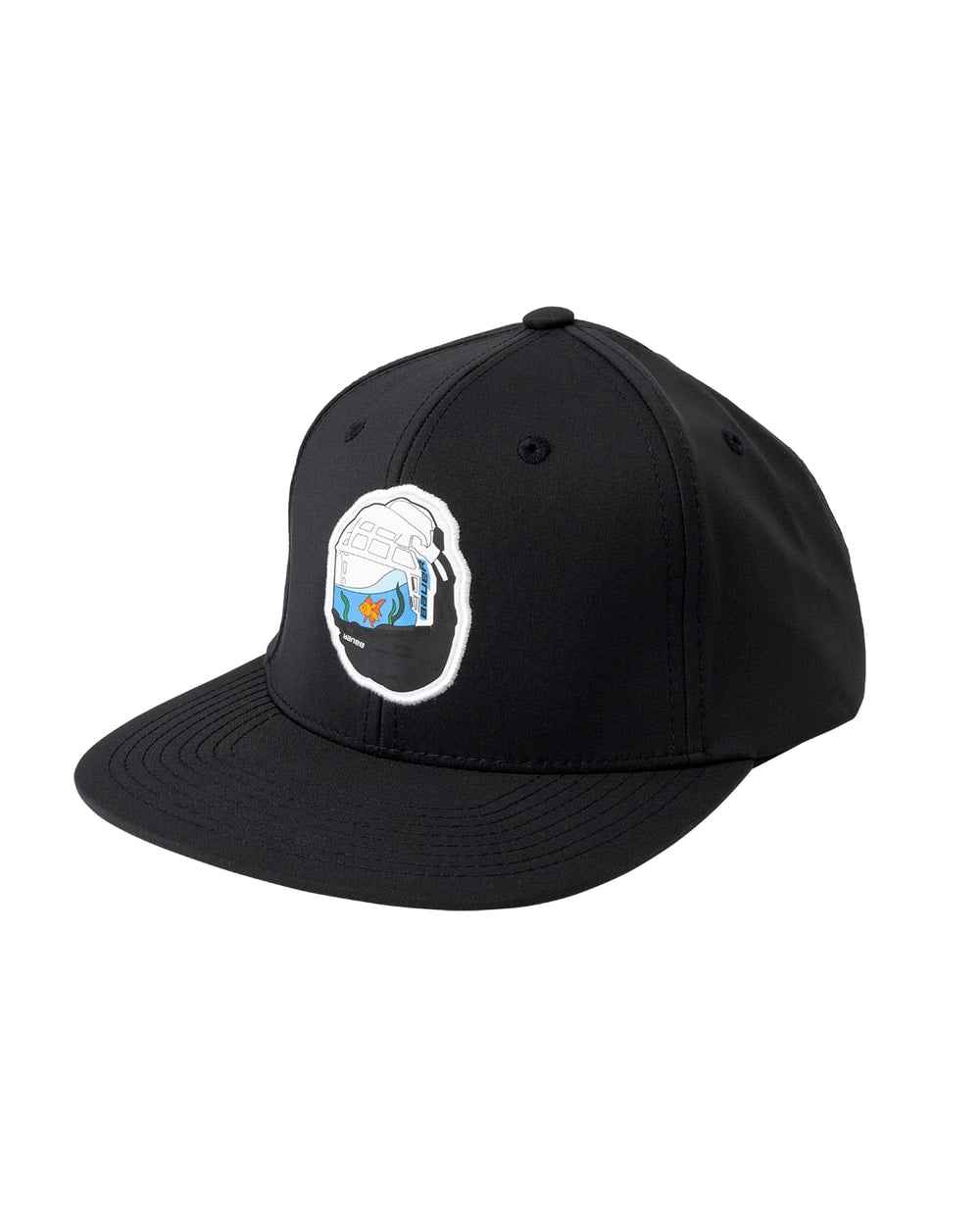 Bauer Fishbowl Senior Snapback Hat - Black - front